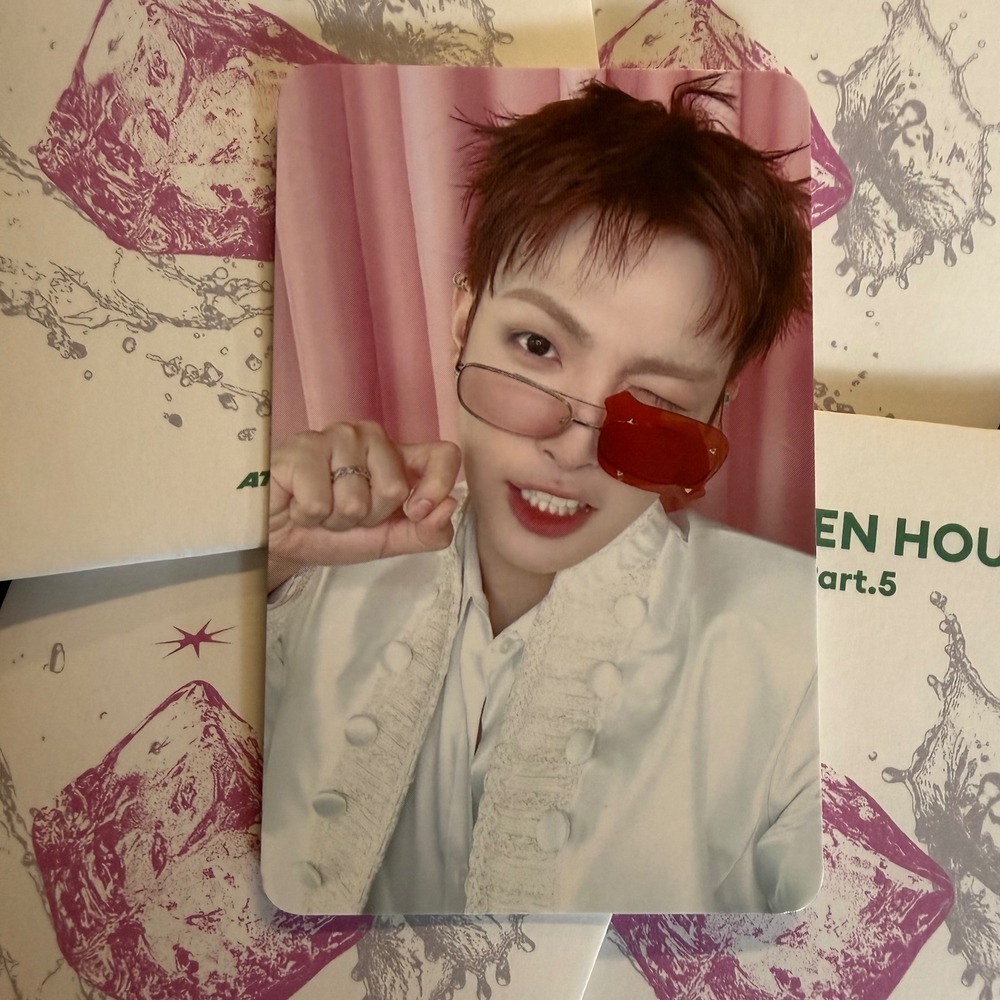 ATEEZ HONGJOONG Golden Hour Part 5 Pop Up Random Trading Card Photocard